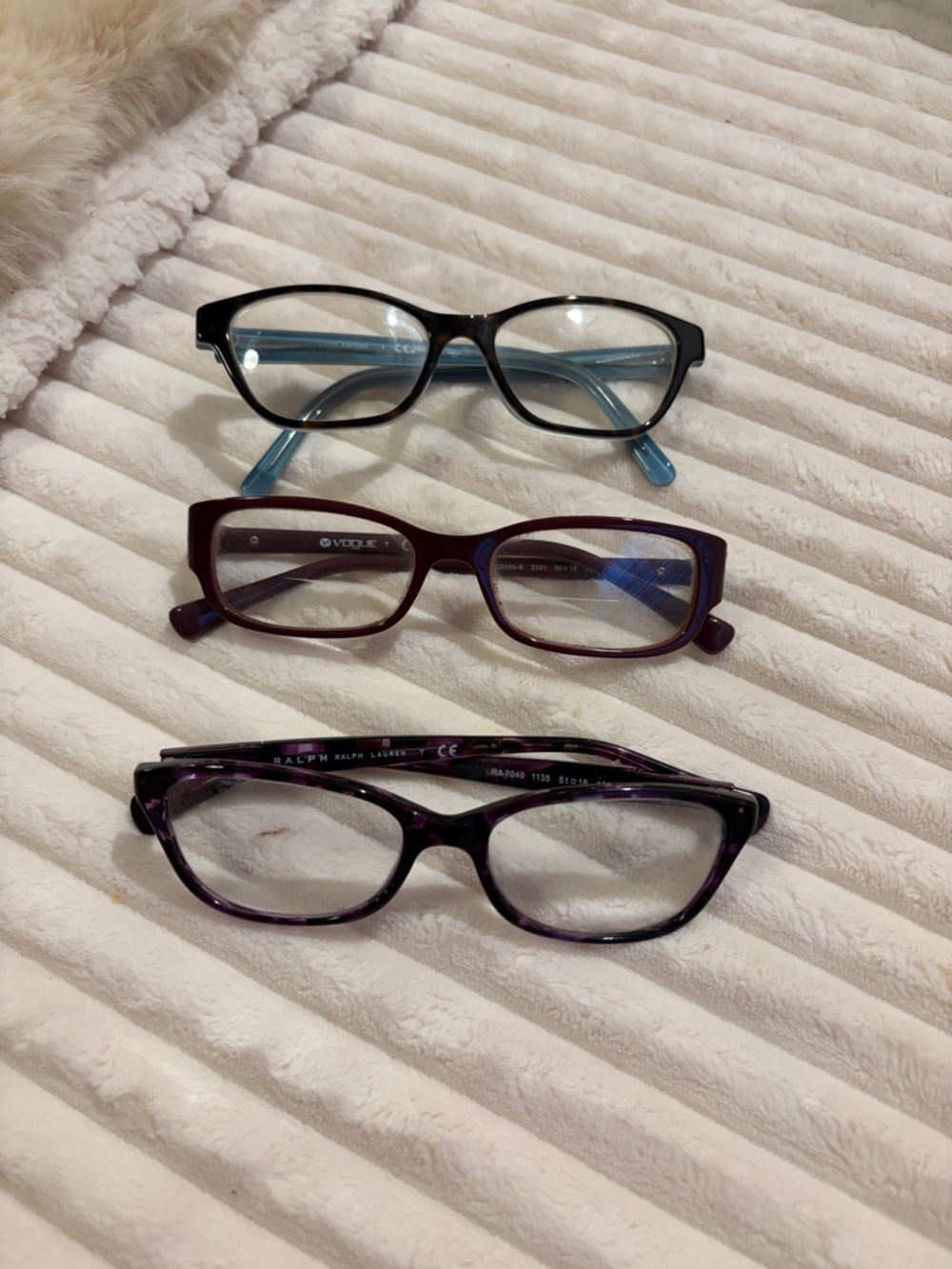 Women’s Eyeglasses Frames (must remove lenses) with cases